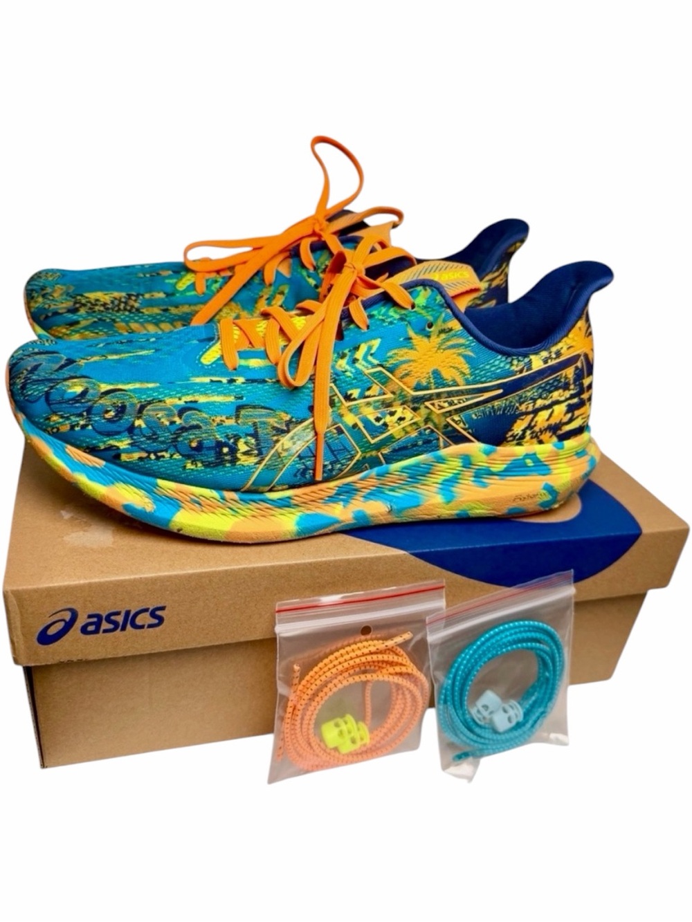 ASICS Noosa Tri 14 Tropical Island Blue Mens 10 Running Shoes
